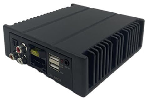 Suoumwa Procesador de Audio Digital para Automóvil, Amplificador de 4x80 W con Arnés de Cableado de 16 para Radio Automática, Estéreo, USB, AUX, Android