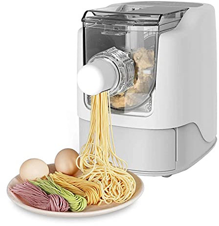 SmPinnaA Machine À Pâtes Fraîches Électrique Entièrement Automatique, 13 Types De Nouilles Végétales, Machine À Couper Les Boulettes,Grey