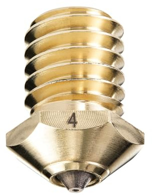 DUROZZLE 3D buse diamant PCD 0,4 mm pour hotend amélioré Bambu Lab P1P / P1S / X1 / X1C, impression 3D haute vitesse, trempée, haute précision (Bambu Lab, 0,4 mm)