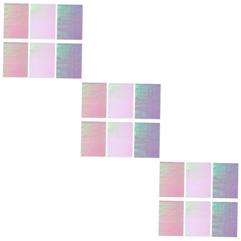 Beavorty 3 Sätze Staubbeutel Strauß Geschenkpapier Verpackungspapier Selber Machen Funkelndes Geschenkpapier Paketpapier Packpapier Geschenkverpackung Blumenverpackung Colorful 6 Stück * 3