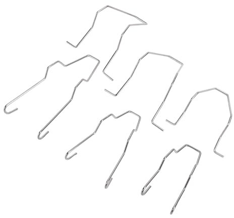 6-pcs Auto Glühbirnenclip, Edelstahl Scheinwerfer Feder Clip für H1 H3 H4 H7 Lampen, Dip Clips für Auto, universell für Vorführwagen und Gebrauchtwagen, robuste Halterung für Lichtmodul