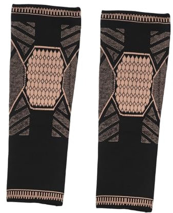 Mipcase Genouillère de Compression Noire, 1 Paire, Nylon et Graphène