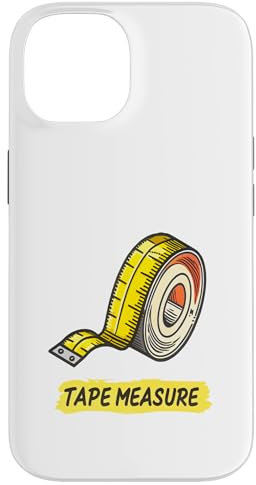 Lustiges Maßband, Grafikkunst Hülle für iPhone 14