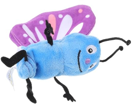 Gatuida Handspielpuppe Schmetterling Aus Plüsch Interaktives Lernspielzeug Für Kleinkinder Stofftier Für Kinderspiele Pädagogische Handpuppe Für Vorschulaktivitäten