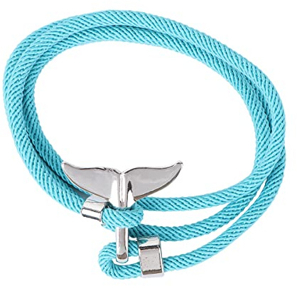 LIGIGWASH Justeringbar Unisexarmband med Ankarmotiv och Valfena Personlig Stil för Dagligt Bruk och Årsdagar Hållbart och Elegant Accessoar för Resor och Fester