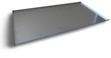 EWH rostfritt stål fettuppsamlingsplåt/fettbadkar/droppplåt för Landmann Grillchef 12251 av rostfritt stål storlek: 600 x 400 x 7 mm (L x B x H)