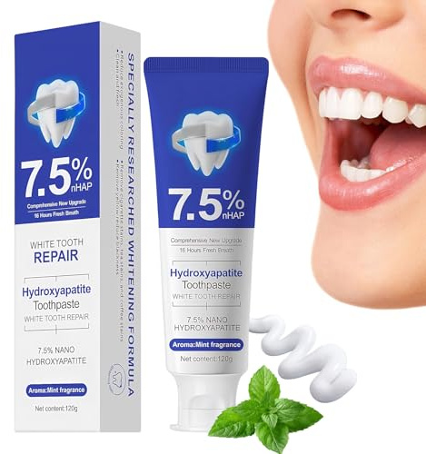 Dentifricio Riparazione dello Smalto Pasta 120 g per Sensibilità e, Dentifricio Naturale di Riparazione dei Denti - Per Protezione della Salute Macchie Bocca Donne Uomini Amico