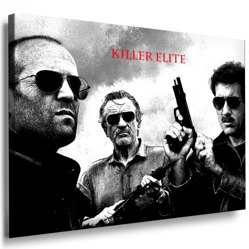Killer Elite - Jason Statham Leinwand Bild 100x70cm k. Poster ! Bild fertig auf Keilrahmen ! Pop Art Wandbilder, Bilder zur Dekoration - Deko. Film/Movie/Tv Stars Kunstdrucke und Gemälde