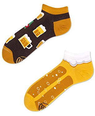 Many Mornings Unisex Craft Beer Low Mismatched Socken