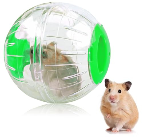 Hamsterball,Hamster Laufball,CHmiss Hamster Gymnastikball,Hamster Run Ball,Hamsterkugel,Hamster Sportball,für Hamster & Mäuse, Bewegung, Nagerspielzeug zum Laufen