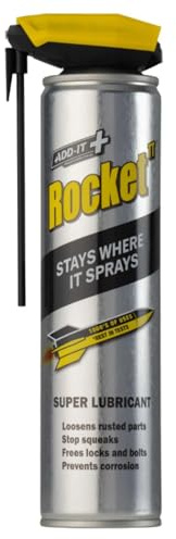 Rocket TT Multi-Purpose Lubricant Spray – 300ml Rust Remover & Anti-Corrosion Maintenance Spray – Penetrating Oil for Seized Bolts,Locks, Bikes & Garden Equipment – Water-Resistant Coating