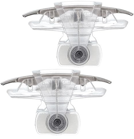 sourcing map Gaming Trigger Mobile Game Controller 1 Pair Fire Keys Sensitive Shoot Adjustable Buckle Clear for 4.7-6.5 Inch Cell Phone