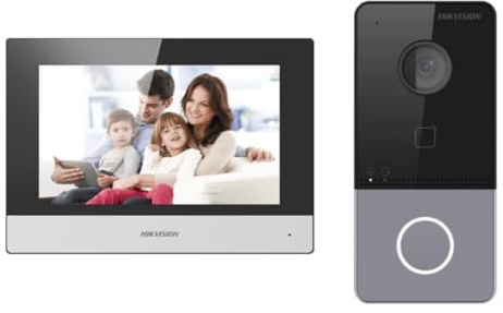 Hikvision IP-Video-Türsprechanlage Kit für Villa oder Haus. nur eine Ruftaste. DS-KIS603-P(C)/Europe BV