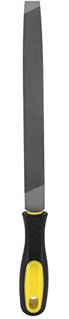OPPWONG Metallfeile, 8 Zoll, Flache Fräsfeile, Glatte Klinge mit Ergonomischem Griff, Flache Feile, Holzfeile, Kohlenstoffwerkzeug, Metallfeilen-Schärfwerkzeug für Bohrer, Gartenscheren,