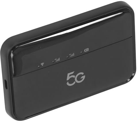 Modem 5G, Router 5G Hotspot Mobile WiFi 5G per Supporto da Viaggio Hotspot 5G 16 Dispositivi Ricarica Tipo C 10000mAh Hotspot Mobile WiFi6 Portatile 5G con Slot per Scheda Nano SIM