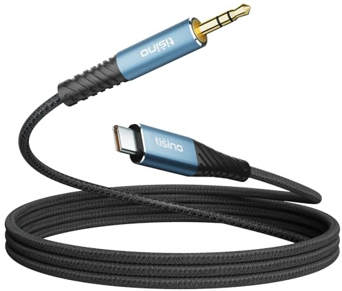 Tisino usb c to 3.5mm Jack Audio Adapter Auxiliary Cable, 0.5m