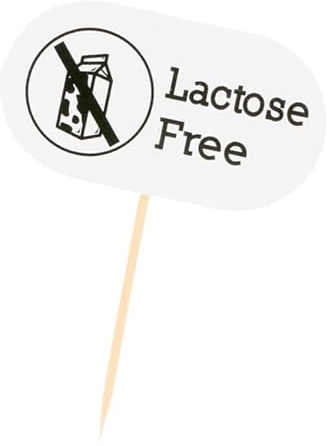 Monouso | 100 Palillos Marcador Lactose Free, 8cm, Palillos de Madera, Restaurantes, Catering, Eventos, Cócteles, Aperitivos