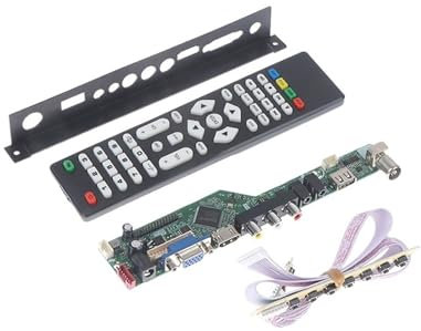 LKWVQRQE TV Motherboard T.SK105A.03 Universal LCD TV Controller Driver Board PC/VGA/USB Interface Replace T.V53.03(C)