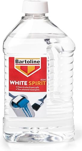 White Spirit 2 litres Multi-Purpose Paint Solvent for Cleaning, Paint Thinning & General Household Use, Oil-Based Paint Cleaner