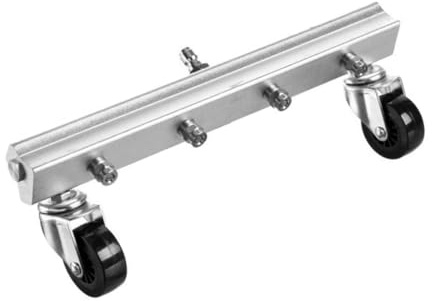PartyKindom Nettoyeur Haute Pression Sol Rouleau 4 Buses pour Patios et Allées, Connexion Rapide 1/4 Pouce, Déplacement Multidirectionnel, Équipement Robuste pour Nettoyage Extérieur