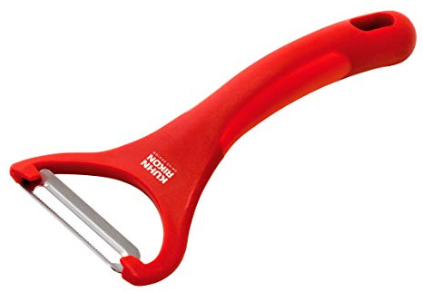 Kuhn Rikon Serrated Piranha “Y” Peeler 6.25” Red