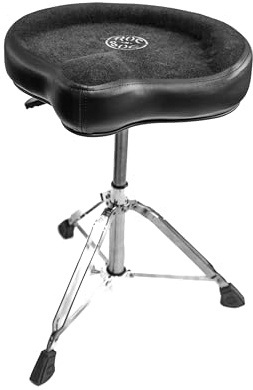 Roc-n-Soc Tabouret de Batterie avec vérin à gaz - Noir