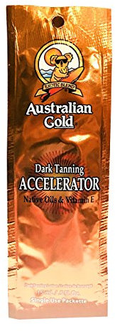 Australian Gold Acceleratore di abbronzatura scura con oli nativi/vitamina E e A 15ml