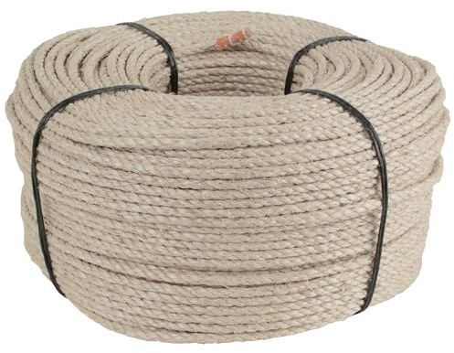 Kratzbaumland Sisalseil 6 mm, Natursisalseil für Kratzbäume (versch. Längen) (20 Meter)