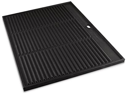 Gusseisen-Grillplatte (Wendeplatte) 48 x 34 cm, emailliert für Weber Genesis II von Ihrem Grillrostprofi