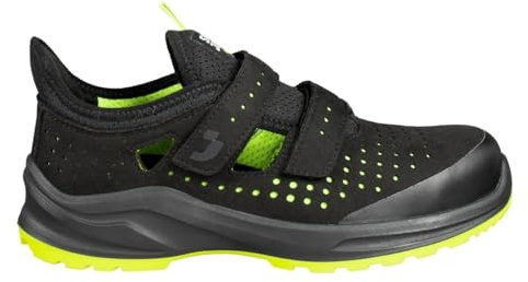SAFETY JOGGER Safety Shoes - MODULO S1PS Low - Breathable Work Sandal with Slip Resistance, Toe Cap, Anti-Puncture Midsole and Lightweight Metal-Free Design for Men and Women, 46 EU Black