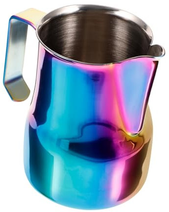 OKUMEYR Pichets à Mousse Lait Acier Inoxydable Utile Pour Latte Art Mousse Lait Et Mesure Liquides Pour Cafés Et Bricoleurs