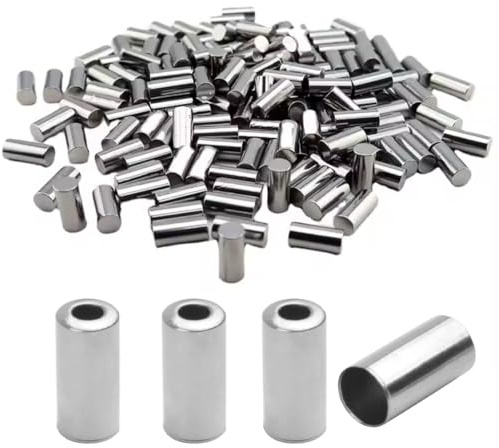 GXGM Lot De 100 Embouts de câble de frein,Utilisable pour câbles et gaines de frein vélo,Cable de frein vélo,Gaine frein velo,Embout cable de velo
