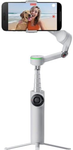 Insta360 Flow 2 Pro 3-Axis AI-Powered Smartphone Gimbal Creator Bundle - Stone Gray