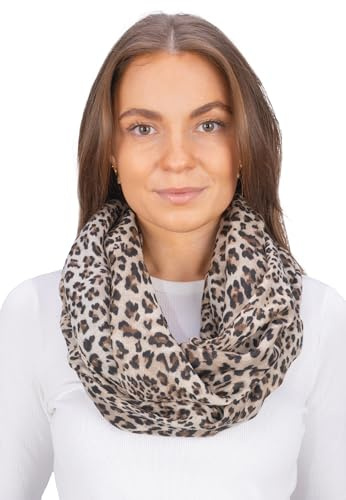 Leichter & weicher Damen Schal Leo Loop Schlauchschal - Gyda