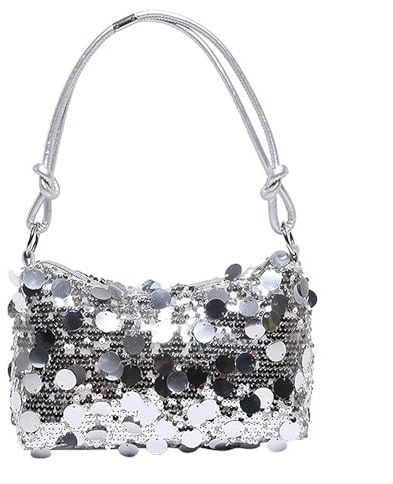 XFSRG Clutch Damen Glitzer Pailletten Tasche Elegant Kleine Abendtasche | Glitzer Handtasche Taschen für Frauen Hochzeit Abendkleid Party