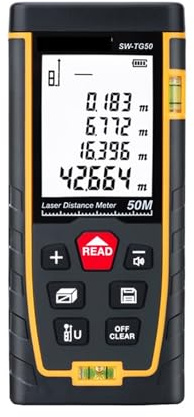 Medidor de Distancia láser 40M 60M 80M 100M telémetro Cinta Construir Dispositivo Medida Regla Herramienta Prueba Precisión Flexibilidad Medición