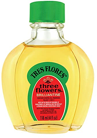 Three Flowers Brilliantine Liquid, 4 Ounce