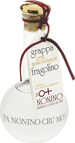 Distillerie Nonino, Grappa Nonino Cru Monovitigno Fragolino - 500 ml | Grappa Nonino Cru Monovitigno Fragolino, ampolla soffiata a mano. Produzione limitata e numerata. 45% vol