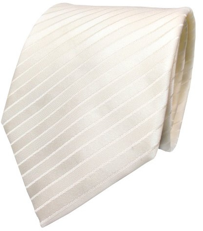 TigerTie Designer Seidenkrawatte in gestreift - Krawatte 100% Seide
