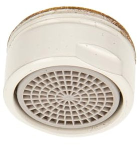 tecuro Mischdüse Strahlregler Luftsprudler Perlator M24x1 AG, weiß (RAL 9010)