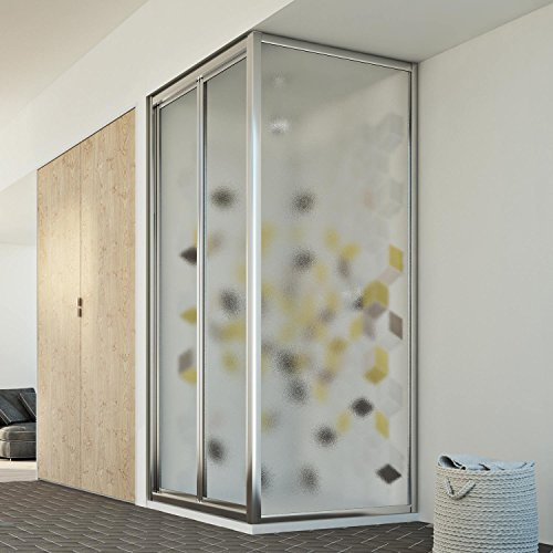 Cabine douche 80x80 Ouv. 80 CM 198 Opaque mod. Urban Duo