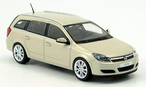 Opel Astra H Caravan, met.-beige , 2004, Modellauto, Fertigmodell, Minichamps 1:43