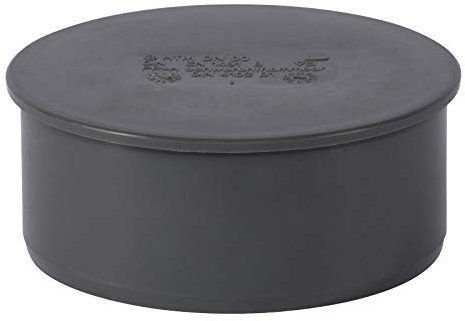 Ostendorf HTsafe - Tappo per manicotto, DN 90 mm, tubo HT, grigio