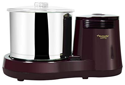 Butterfly Hippo Table Top Wet Grinder, 2 L (Cherry)