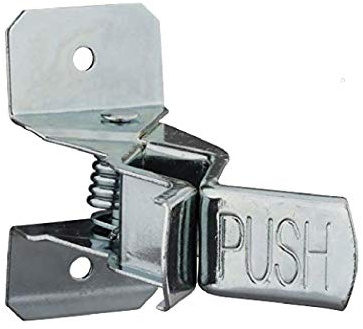 Home Smart 10 x Spring Loaded Wall Mounted Tool Clips, Storage for Garages, Sheds & Work Tools