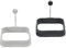 Lurch 70273 Eiformer Quadrat 2er Set aus 100% BPA-freiem Premium-Platin-Silikon light-/iron grey