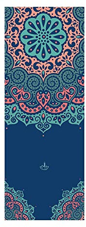 Morbuy Mikrofaser Hot Yoga Handtuch, Yoga Mat 185x65cm rutschfest Fitnesstuch Weich Atmungsaktiv Antirutsch Yogatuch Gilt für Fitness Ausbildung (185x65cm,Muster 1)