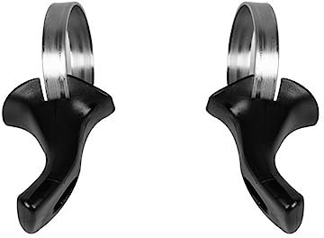 NELboNs Road Bike Handlebar Thumb Rest Anti-Slip Bicycle Handle Bar Ends Rest Universal Auxiliary Handlebar Thumb Grips Accessories for MTB Cycling,Pair of Black