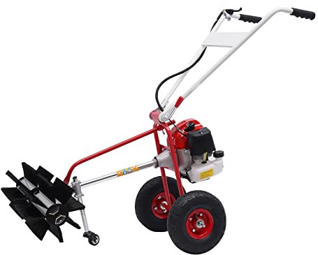 Barredora de gasolina, carreteras, escoba manual, escoba, escoba manual, barredora manual para exterior, para quitanieves, herramienta para hierbas silvestres como quitanieves, barredora de excavación