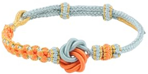 Viwind Tibetisches Glücksarmband für Frauen Glücksbringer Armband Geflochtenes Mandala-Knoten buddhistisches Stil Einstellbares Handgelenk Armband Rotes Seilarmbänder
